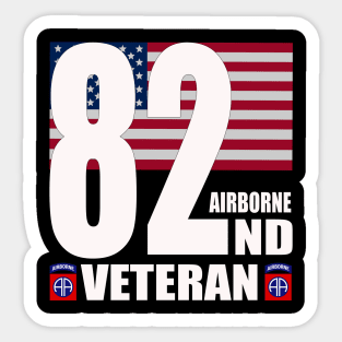 82nd Airborne Paratrooper Veteran Sticker